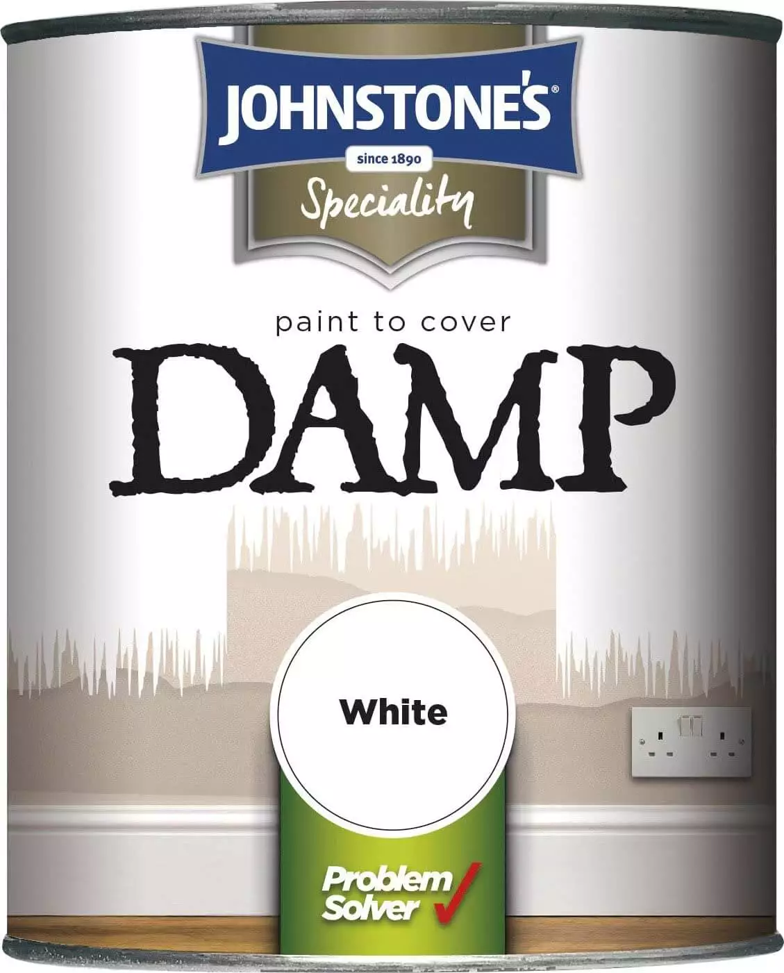 Johnstone's 307955 Paint to Cover Damp White