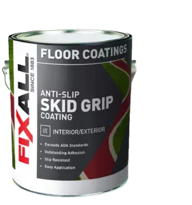 FIXALL Skid Grip Anti-Slip Paint, 100% Acrylic Skid-Resistant Textured Coating - F06570