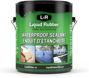 Liquid Rubber Waterproof Sealant - Multi-Surface Leak Repair Indoor and Outdoor Coating