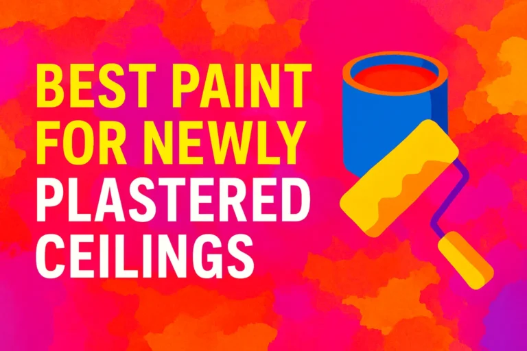 best paint for newly plastered ceilings