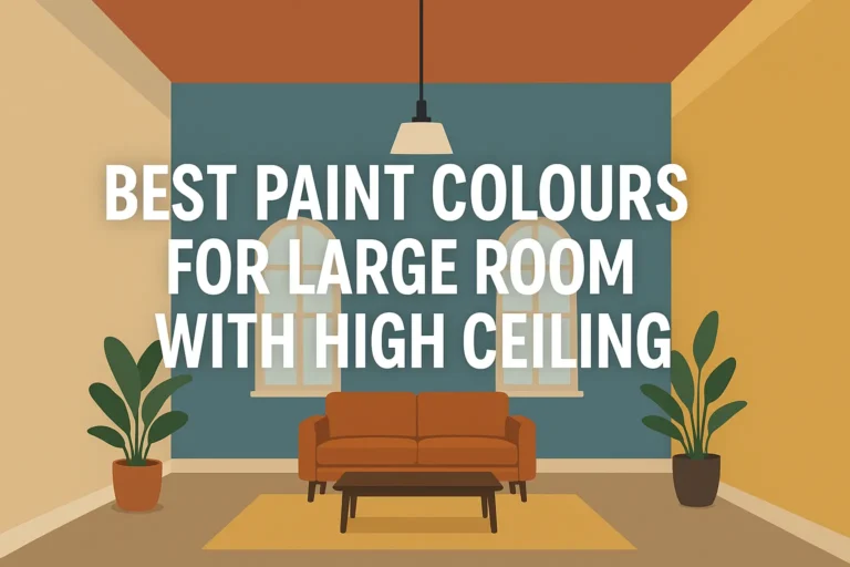 Best Paint Colours for Large Room with High Ceiling
