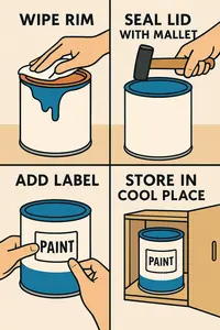 HOW TO STORE PAINT