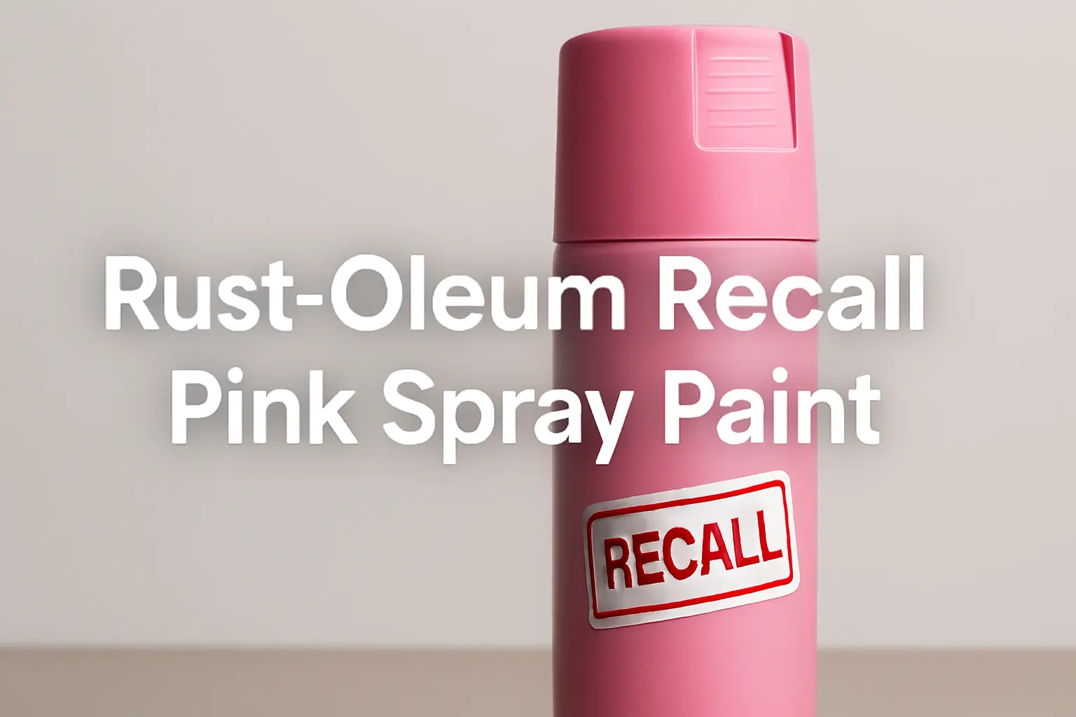 Rustoleum Recall Pink Spray Paint: What You Need to Know
