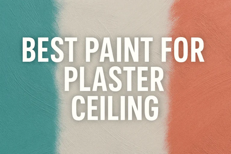 Best Paint for Plaster Ceiling