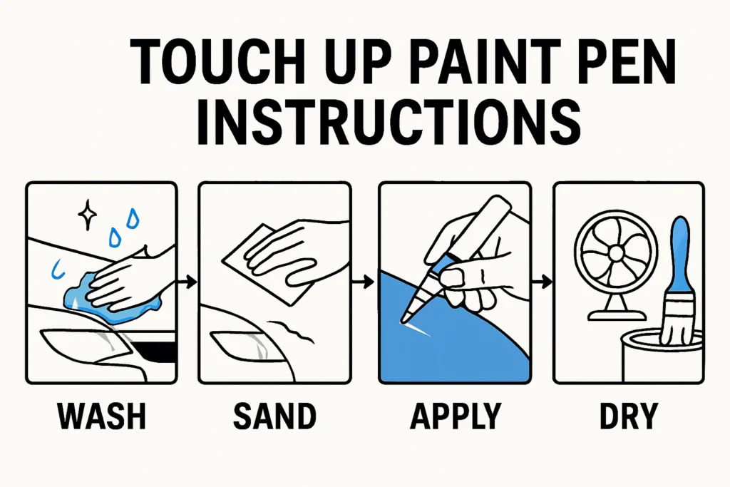 Touch Up Paint Pen Instructions: Step-by-Step