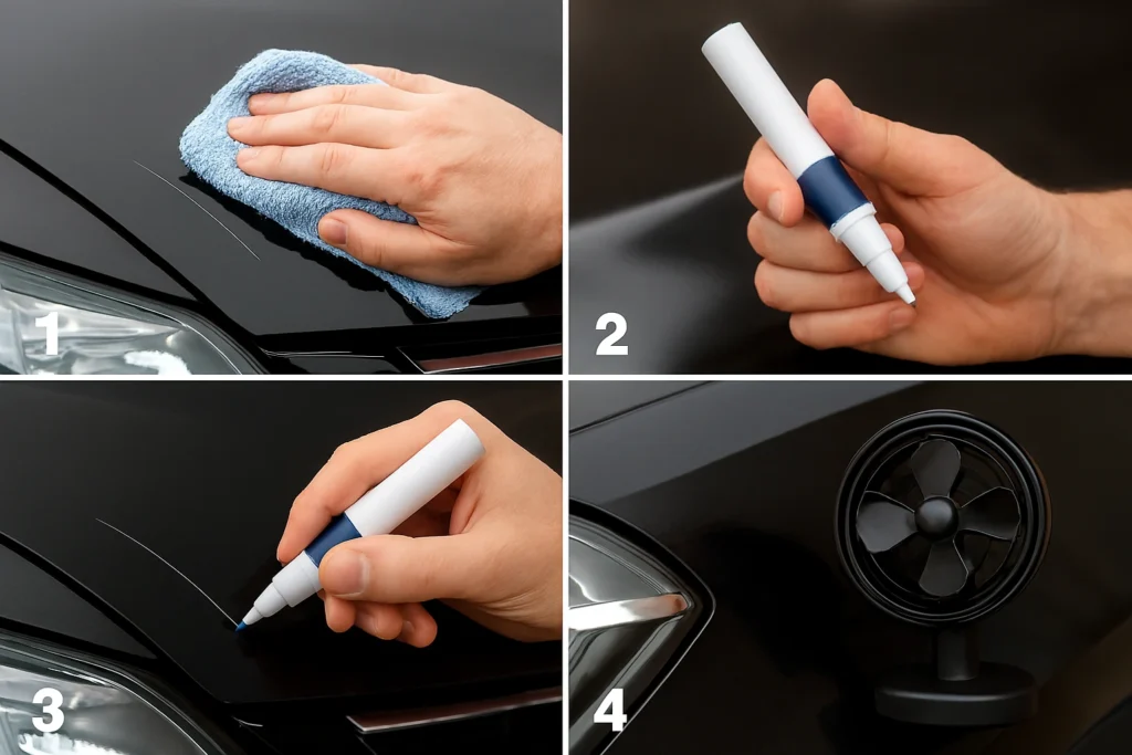 Applying Touch Up Paint Pen the Right Way