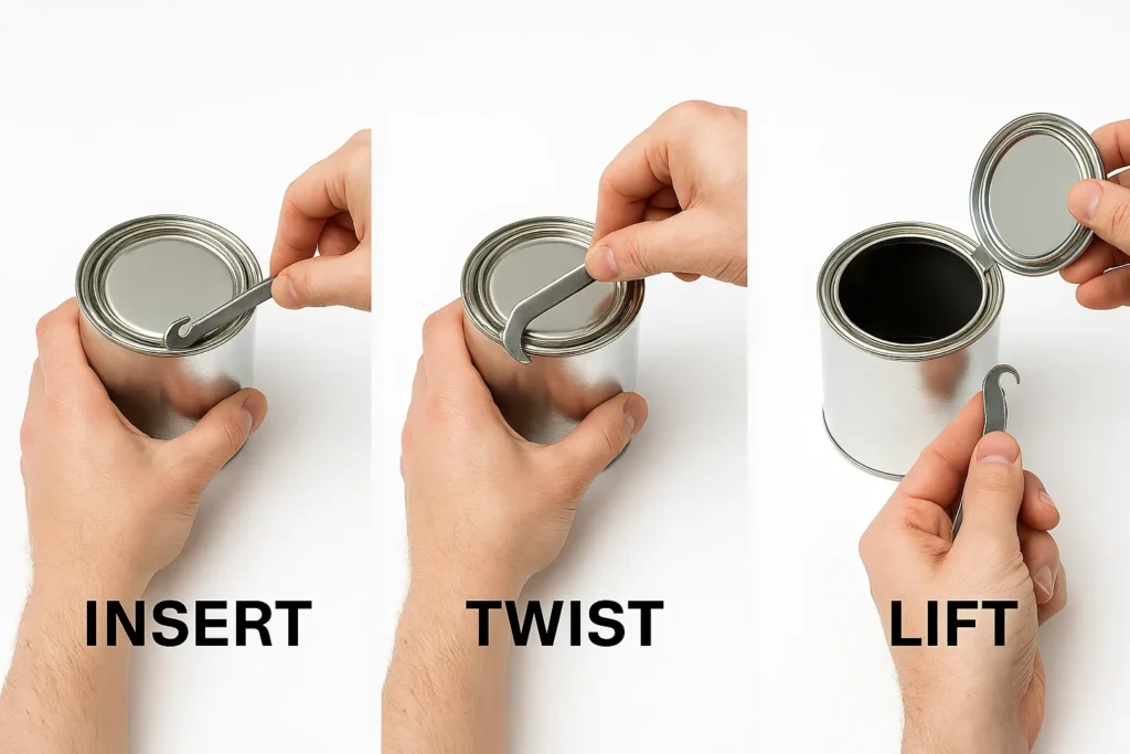 How to Open Paint Can Safely