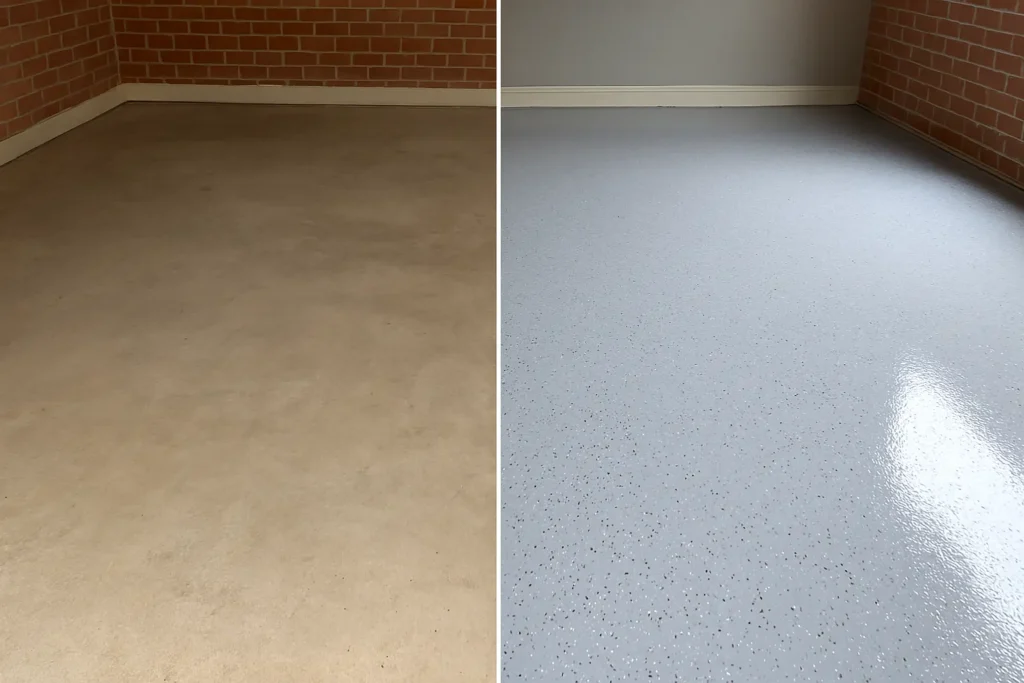 Garage Floor Staining vs Epoxy