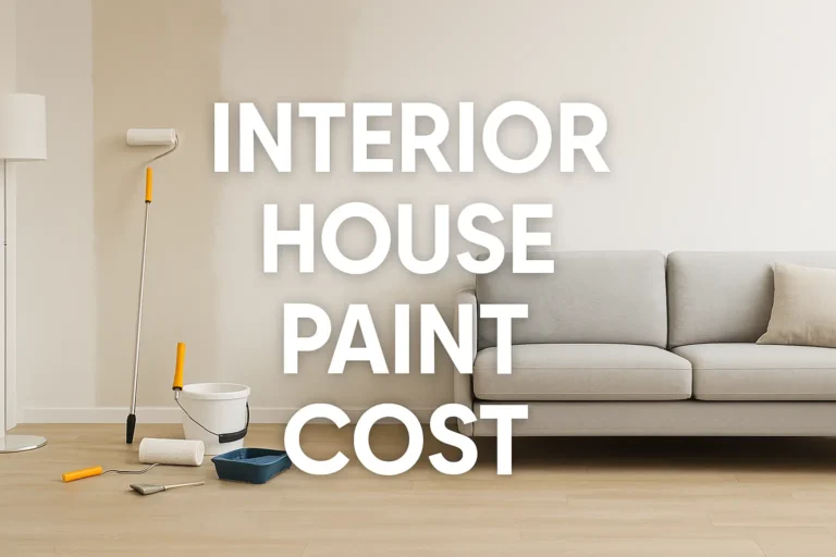 Interior House Paint Cost: What You Need to Know Before Painting