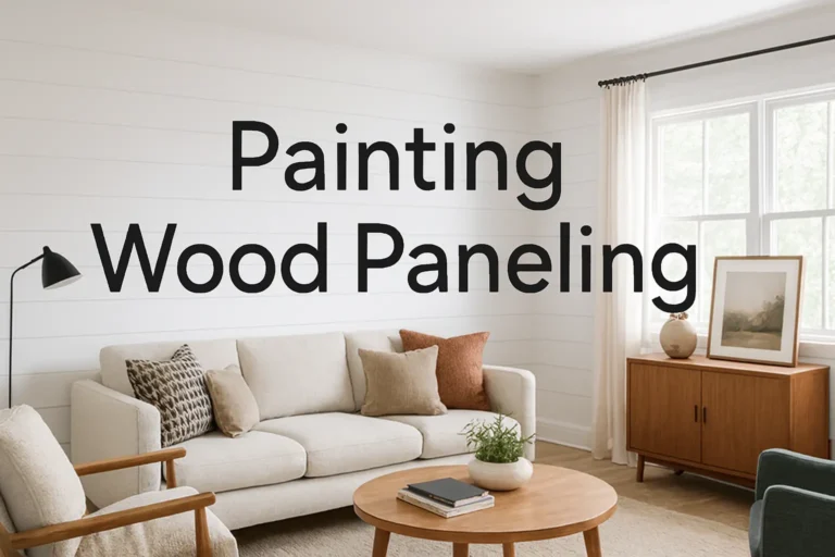 Painting Wood Paneling