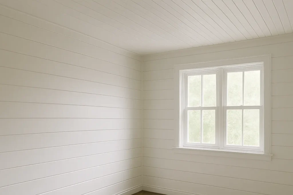 Painting Wood Walls vs Wood Ceilings