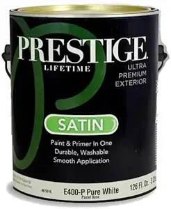 PRESTIGE Exterior Paint and Primer In One, Satin, 1 Gallon