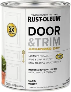 Rust-Oleum Exterior Mildew Performance Paint, Satin White