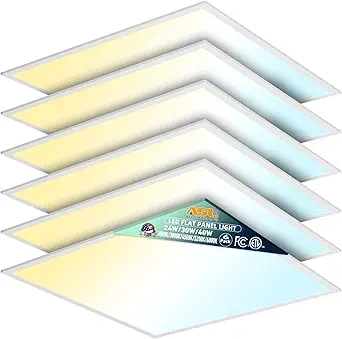 Allsmartlife 2x2 LED Flat Panel Light (6-Pack) (1)