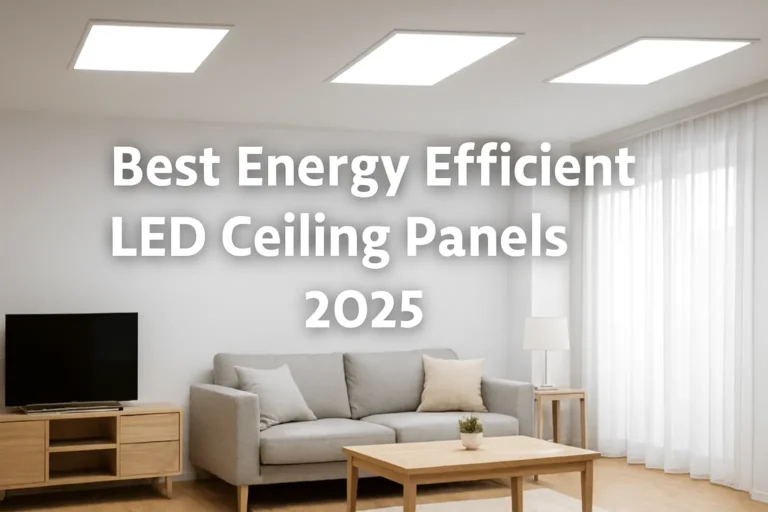 Best Energy Efficient LED Ceiling Panels A Buyer’s Guide For 2025