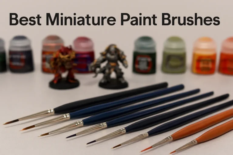Best Miniature Paint Brushes A Complete Guide for Hobbyists