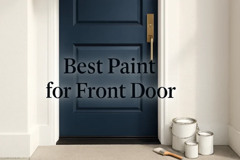 Best Paint for Front Door