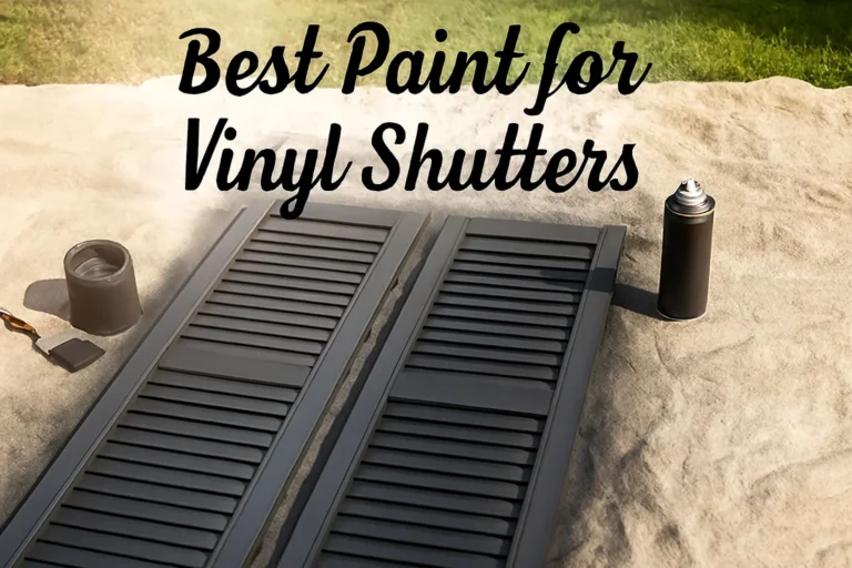 Best Paint for Vinyl Shutters