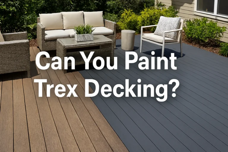 Can You Paint Trex Decking