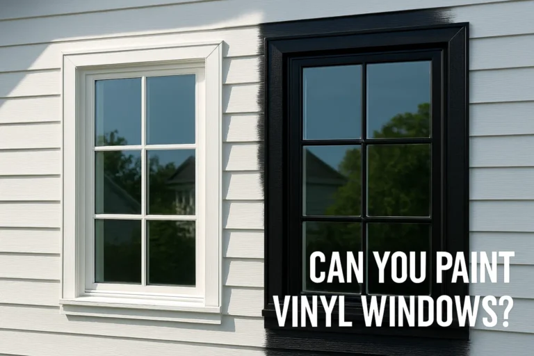 Can You Paint Vinyl Windows
