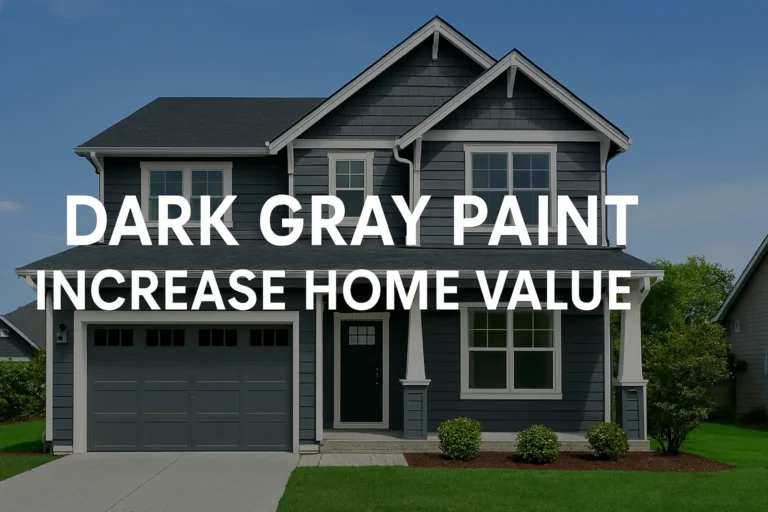 Dark Gray Paint Increase Home Value