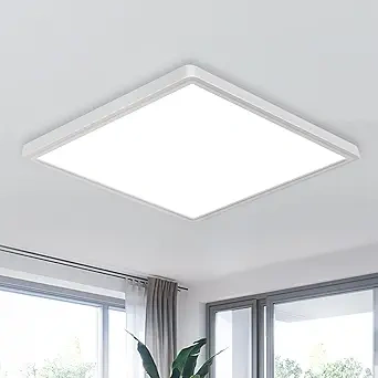 Goeco 12-Inch Square Flush Mount LED Ceiling Light (24W) (1)