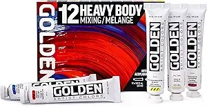 Golden Heavy Body Mixing Set (12-Color) (1)