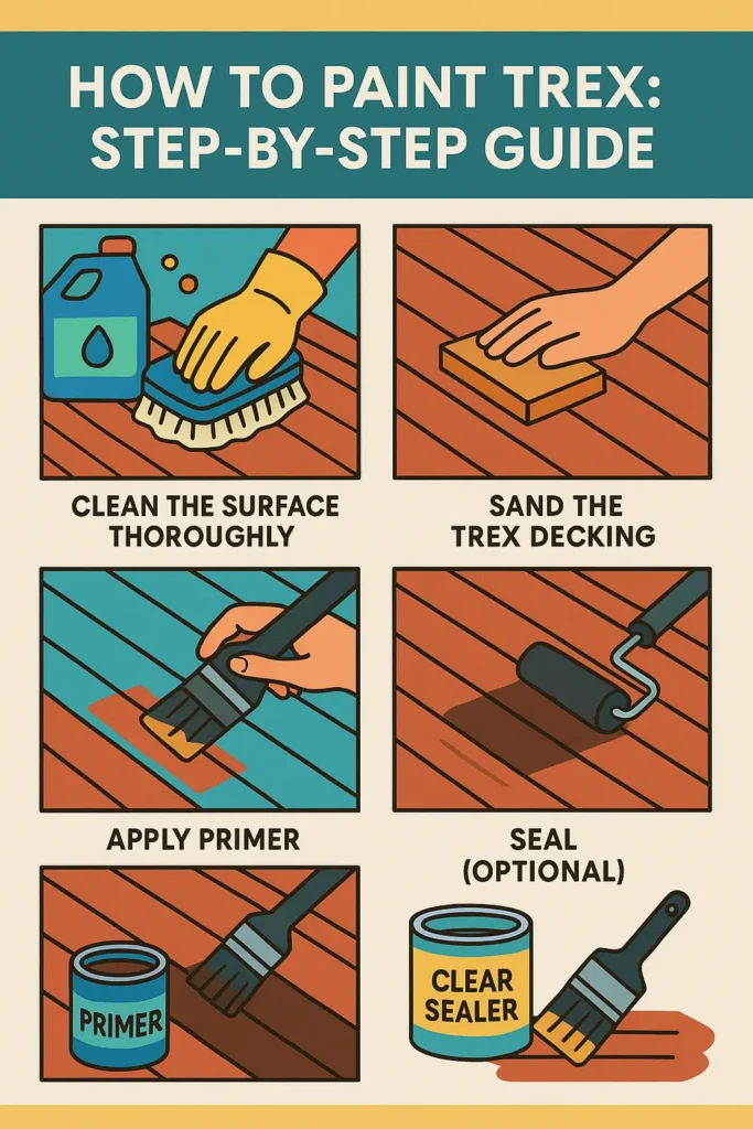 How to Paint Trex Step-by-Step Guide
