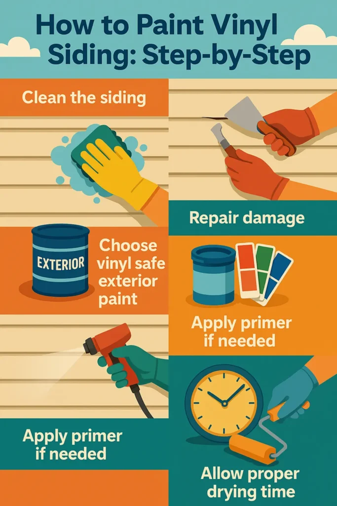 How to Paint Vinyl Siding Step-by-Step