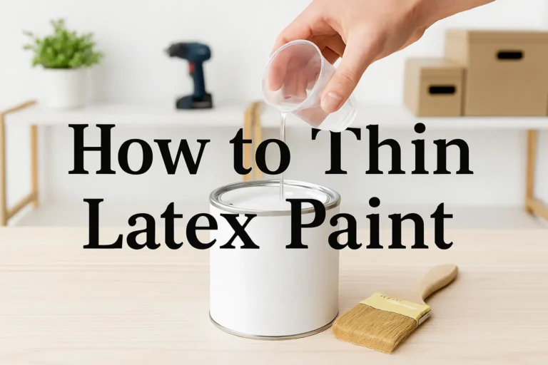 How to Thin Latex Paint