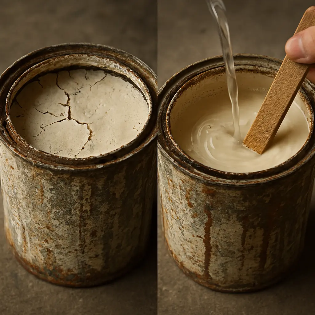 How to Thin Out Thick Paint That’s Been Sitting