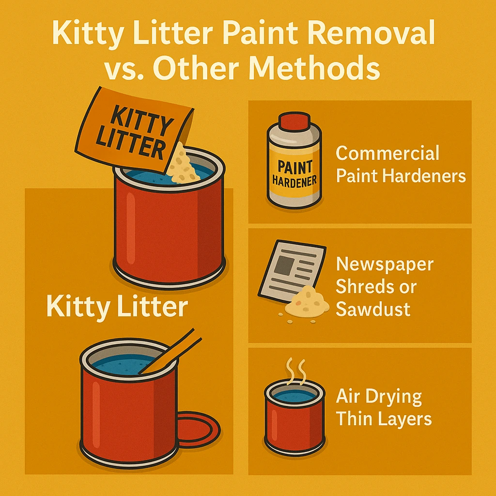 Kitty Litter Paint Removal vs. Other Methods