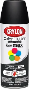 Krylon Fusion All-In-One Spray Paint (Satin Black)