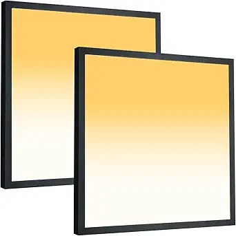 Mcacggo 2×2 ft Square LED Flush Mount Panel Light (≈40W) (1)