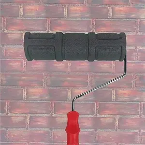 Nichiyo 10″ Patterned Paint Roller EG724T (Brick Embossing Texture Rubber Roller) (1)