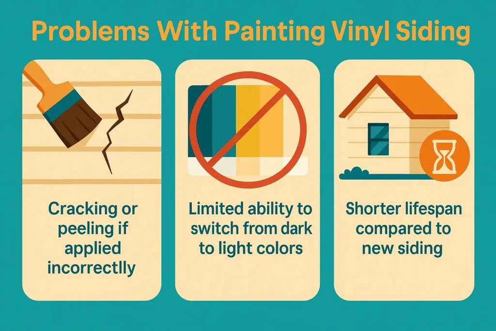 Problems With Painting Vinyl Siding