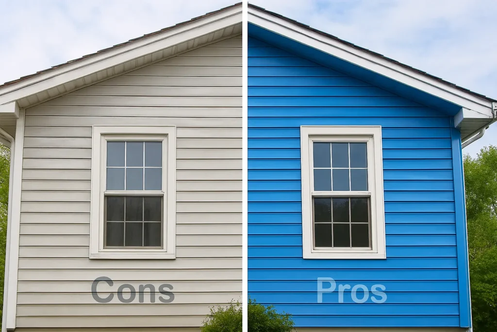 Pros and Cons of Painting Vinyl Siding 