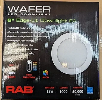 RAB FWAFER4 Fire Rated Wafer (2-Hour UL 263) (1)