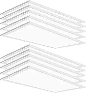 SEURON 2×4 LED Flat Panel, 7,800 lm, 0–10 V dimmable (1)
