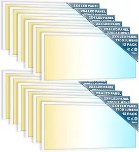 Sunco 2×4 LED Flat Panel – Up to 7,700 Lumens (1)