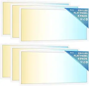 Sunco Lighting 6-Pack 2×4 LED Flat Panels (1)
