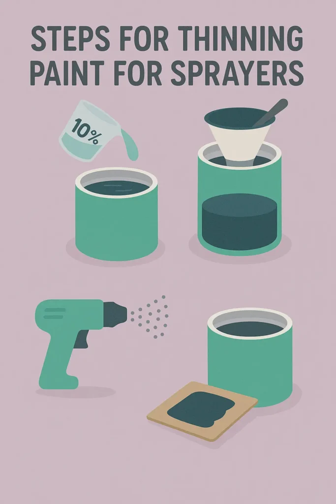 Thinning Paint for Sprayer Applications