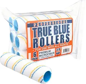 True Blue 9-Inch Premium Microfiber Roller Covers (1)