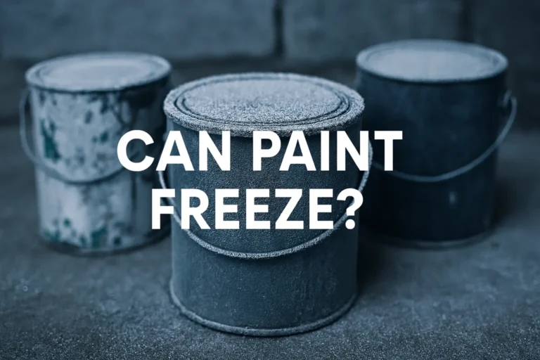 can paint freeze