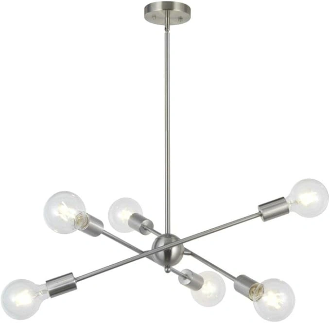 1. Sputnik 6-Light Modern Chandelier