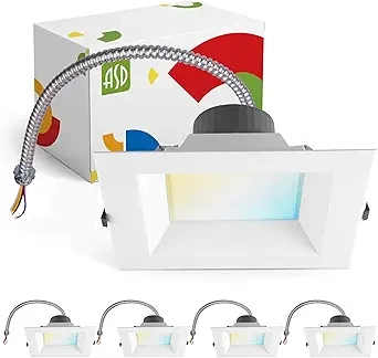ASD 8 Inch Square Recessed Light (1)