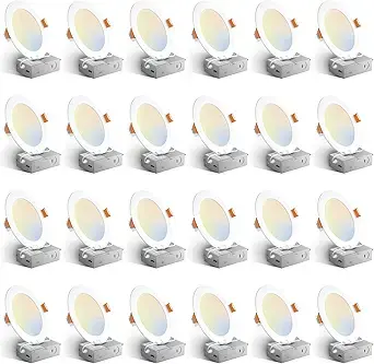 Amico 8-Inch 5CCT Ultra-Thin LED Recessed Ceiling Light (1)