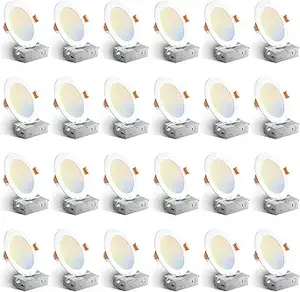 Amico 6-Inch Ultra-Thin 5CCT LED Recessed Ceiling Light (1)