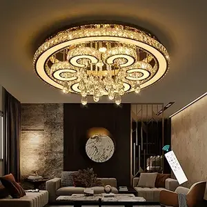 BOOWAN NICO Modern LED Flush Mount Chandelier (1)