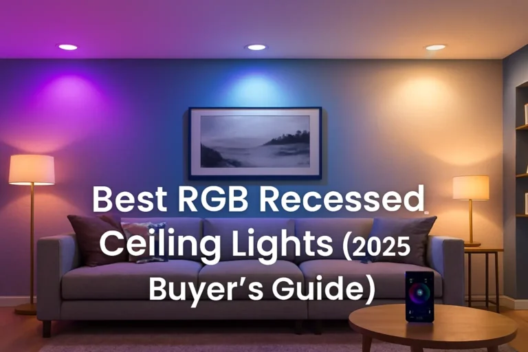 Best RGB Recessed Ceiling Lights (Buyer’s Guide + Real-World Picks)